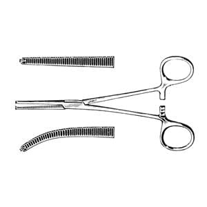 Rochester-Ochsner Artery Forceps Curved 7-3/4" Stainless Steel Non-Sterile Ea