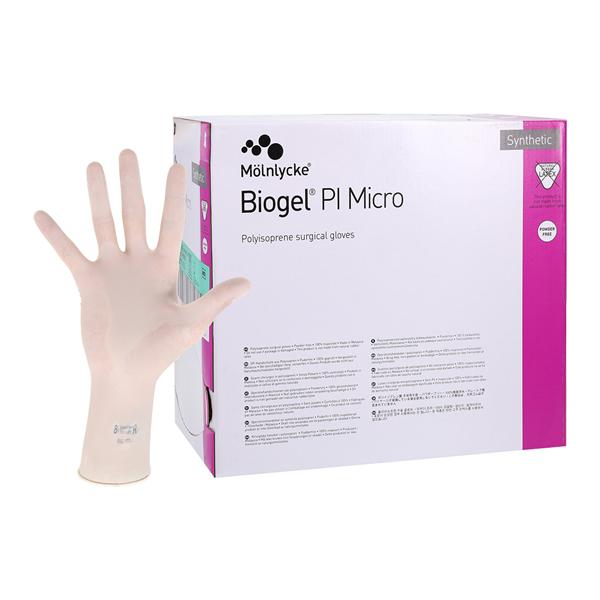 Biogel PI Micro Polyethylene Surgical Gloves 8.5 Straw 50/Bx
