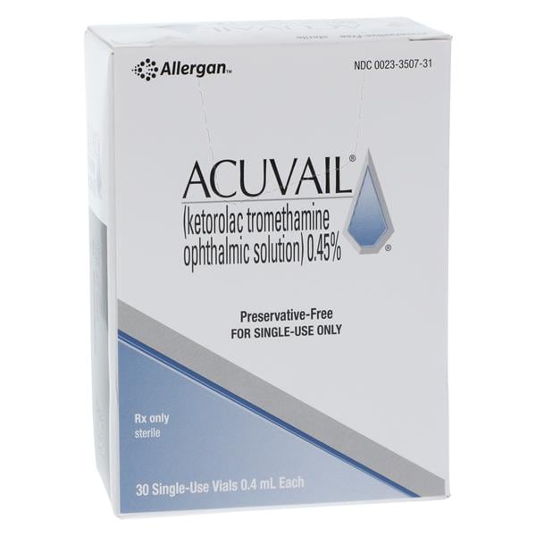 Acuvail Ophthalmic Solution 0.45% SDV 0.4mL 30/Package