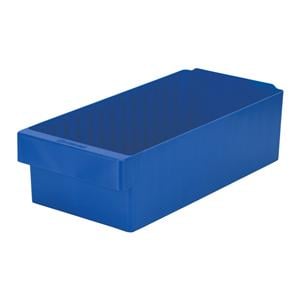 Storage Drawer Blue Plastic 18x8-3/8x4-5/8" 4/Ca