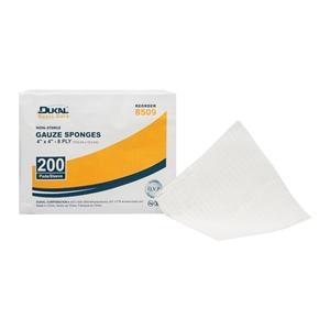 Basic Care Cotton Gauze Sponge 4x4" 8 Ply Non-Sterile