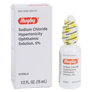 Sodium Chloride Ophthalmic Solution 5% 15mL/Bt