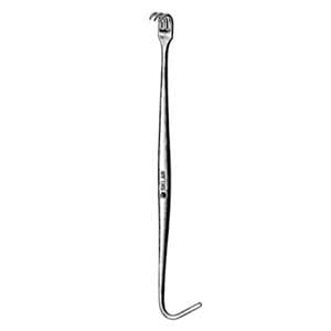 HUPP Tracheal Retractor 6" Stainless Steel Non-Sterile Reusable Ea