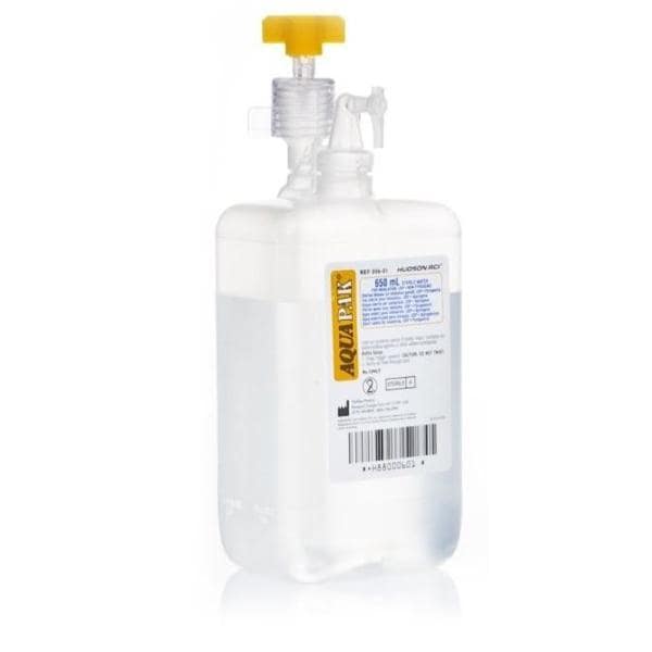 Humidifier Bubble Aquapak 650mL 10/Ca