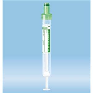 S-Monovette Blood Collection Tube Green Cap 4.9mL Screw Cap PP/HDPE 500/Ca