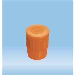 Push Cap LDPE: Low-density polyethylene Orange 1000/Bg