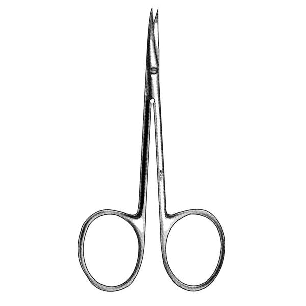 Merit Gradle Suture Scissors Curved 3-3/4" Stainless Steel Sterile 1Use 25/Ca