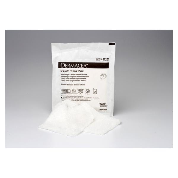 Dermacea Gauze Gauze Sponge 6x6.75" Sterile Medium USP Type VII Pre-washed LF