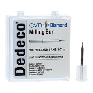 CVD Diamond Milling Bur 0.7mm Ea