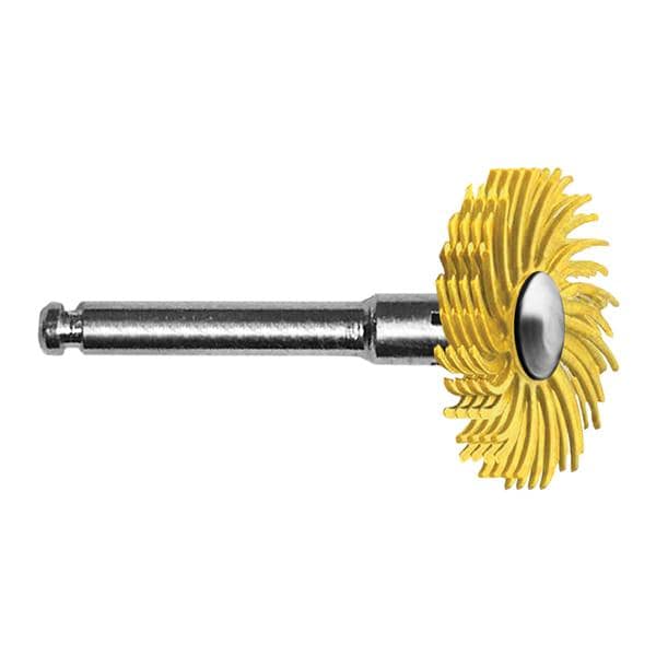 Sunburst Finishing Abrasive Wheels 80-Coarse Wheel Yellow Box 6/Bx