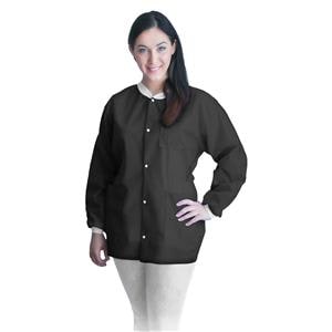 FitMe PPE Lab Jacket Not Rated SMS X Large Black 10/Bg