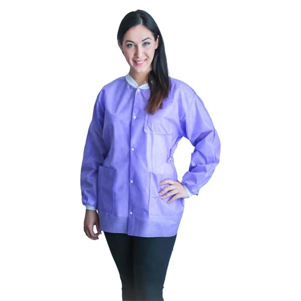 FitMe PPE Lab Jacket Not Rated SMS Small Lavender 10/Bg