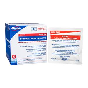 Hydrogel Burn Dressing 4x4" Sterile 240/Ca