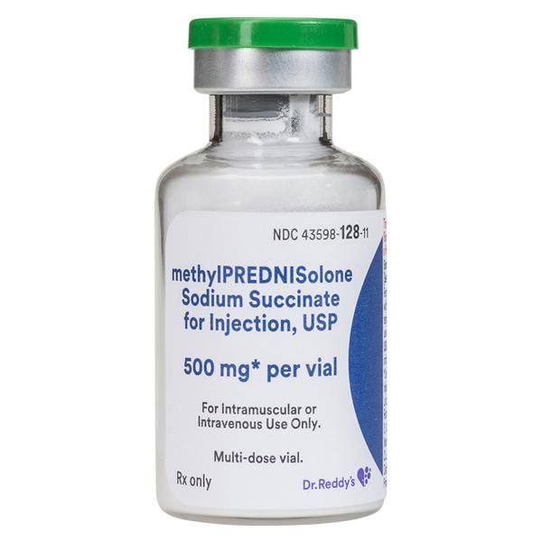Methylprednisolone Sodium Succinate Injection 500mg MDV 20mL Each