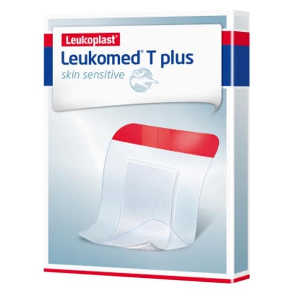 Leukomed T Plus Film Island Dressing 4x10" Sterile Rectangle Transparent LF