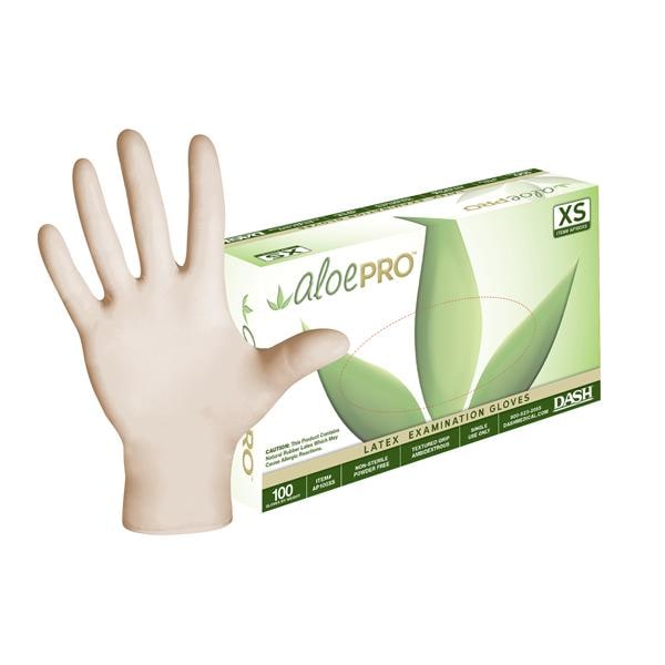 Latex Exam Gloves X-Small Natural Non-Sterile, 10 BX/CA