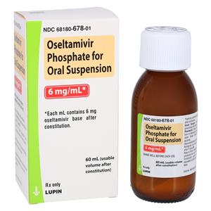 Oseltamivir Phosphate Oral Suspension 6mg/mL Tutti-Frutti Bottle 60mL Each