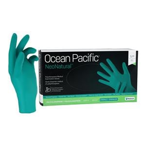 Ocean Pacific NeoNatural Polychloroprene Exam Gloves Small Emerald NS 100/Bx