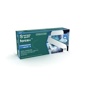 force+ Nitrile Exam Gloves Large Blue Non-Sterile 100/Bx