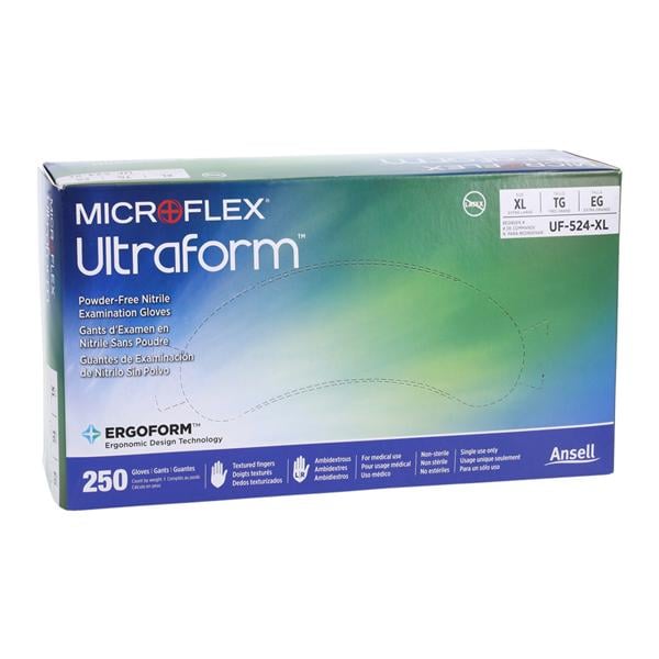 Ultraform Nitrile Exam Gloves Small / Medium Cobalt Blue Non-Sterile 300/Bx