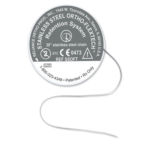 Reliance ORTHO FLEXTECH Direct Bond Retainer Flat Interlocking Chain Lingual Ea