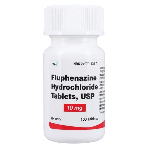 Fluphenazine HCl Tablets 10mg Bottle 100/Bottle Each