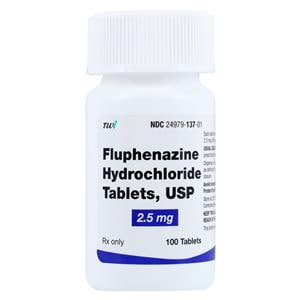 Fluphenazine HCl Tablets 2.5mg Bottle 100/Bottle Each