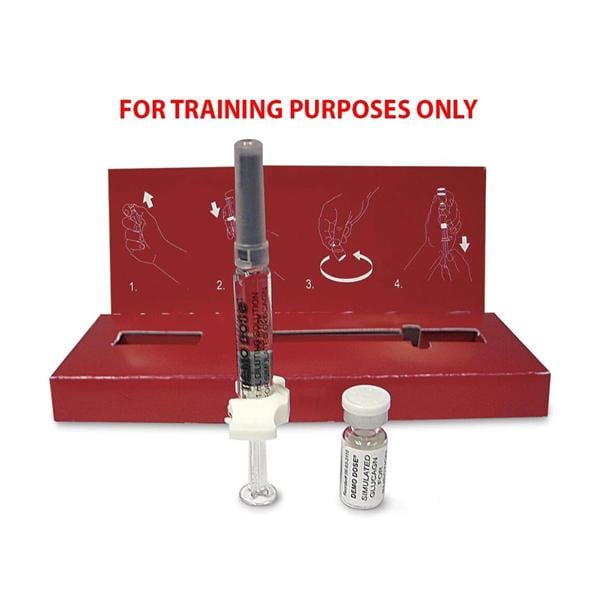 Demo Dose Glucagn Emergency Kit Low Blood Sugar Scenarios Training Aid Ea