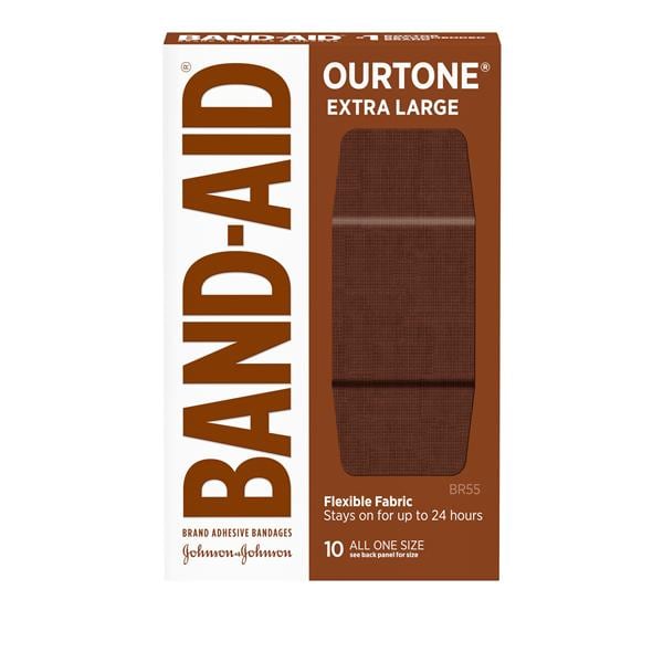 Band-Aid Ourtone Adhesive Bandage Fabric 1.75x4" BR55 Sterile 10/Bx, 24 BX/CA