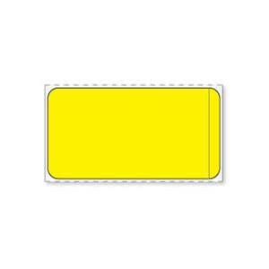 Direct Thermal Label 1500/Rl 6Rl/Ca Yellow Piggyback Paper Dsp 2x1" 3 Cr 9000/Ca