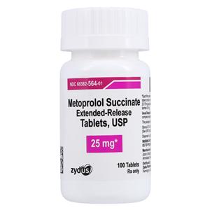 Metoprolol Succinate ER 25mg Each