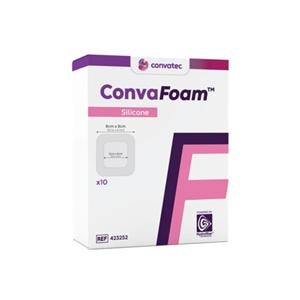 ConvaFoam Foam/Silicone Adhesive Dressing 3x3" Sterile Square Slcn Adh Tn Abs LF
