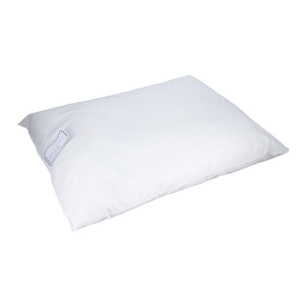 CareGuard Hospital Pillow 19 in x 25 in Vinyl White Reusable Ea, 18 EA/CA