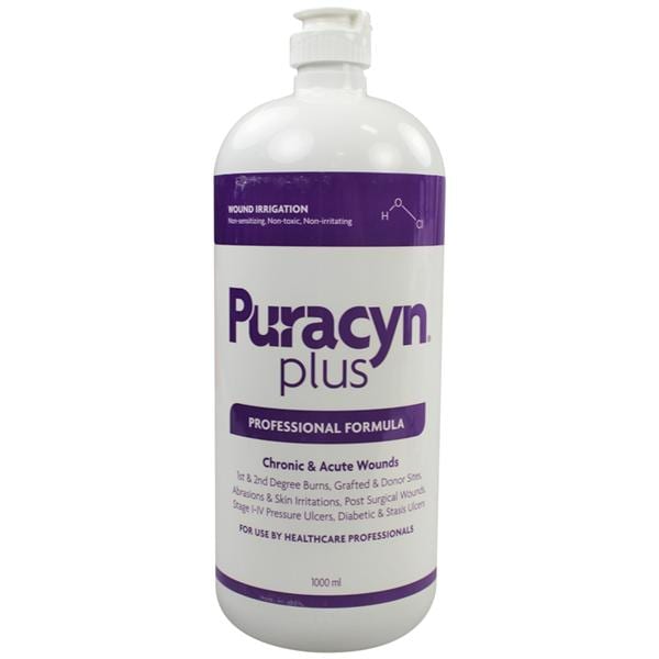 Puracyn Plus Wound Cleanser 32oz Hypochlorous Acid LF Fptp Btl Disposable 6/Ca