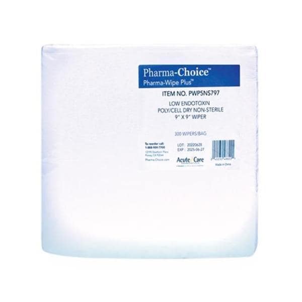 Pharma-Wipe Plus Dry Wipes 3600/Ca