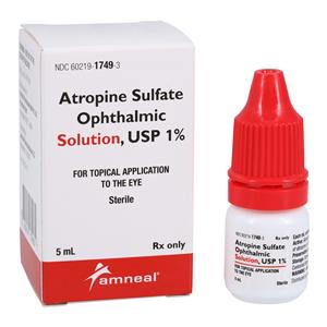 Atropine Sulfate Ophthalmic Solution 1% Bottle 5mL Each