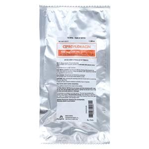 Ciprofloxacin Dextrose 5% Injection 2mg/mL Bag 200mL 24/Package
