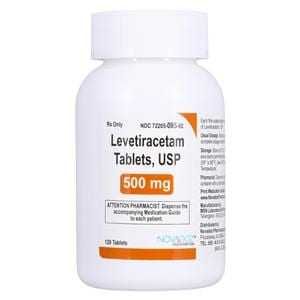 Levetiracetam Tablets 500mg Bottle 120/Bottle Each