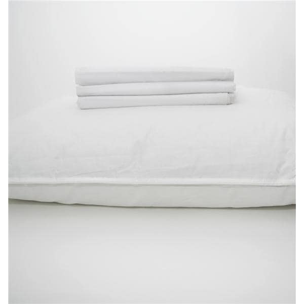 Pillow Cover 42 in x 34 in 55% Cotton / 45% Polyester White Reusable 12/Pk