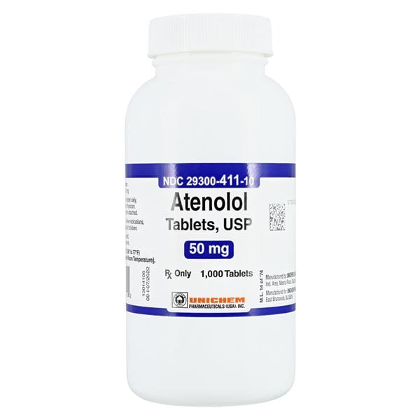 Atenolol 50mg Each