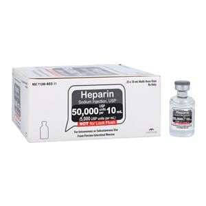 Heparin Sodium (Pork) Injection 5mu/mL MDV 10mL 25/Package