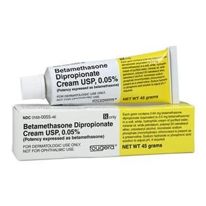Betamethasone Dipropionate Topical Cream 0.05% Tube 45gm Each