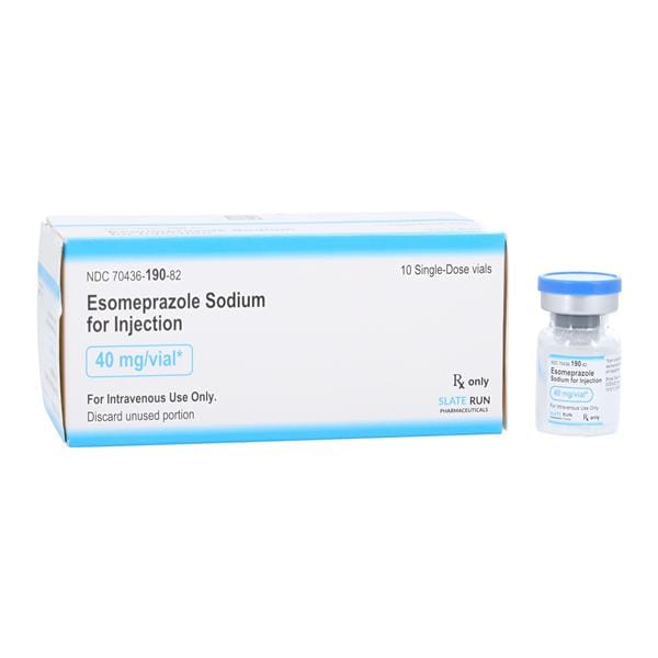 Esomeprazole Sodium Injection 40mg/vl SDV 10/Package
