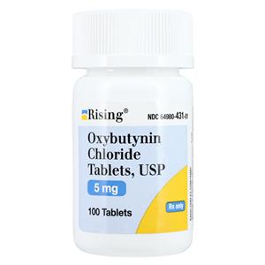 Oxybutynin Chloride Tablets 5mg Bottle 100/Bottle Each