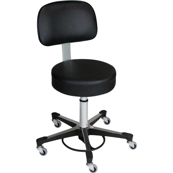 Exam Stool Black Vinyl
