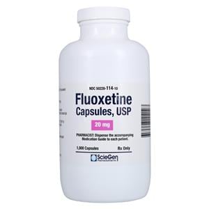 Fluoxetine HCl Capsules 20mg Bottle 1000/Bottle Each