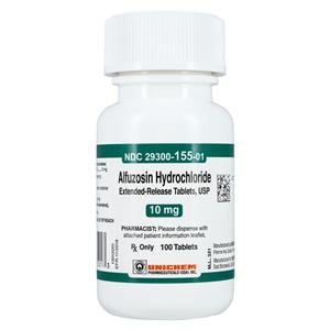 Alfuzosin HCl ER Extended-Release Tablets 10mg Bottle 100/Bottle Each