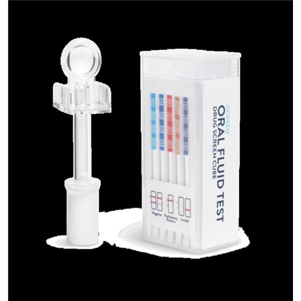 iScreen 10 Panel Drug Screen Saliva Cube Employment & Insurance Use Only 25/Bx
