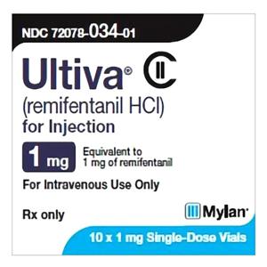 Ultiva Injection 1mg Powder SDV 10/Package