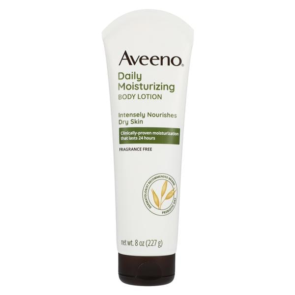 Aveeno Daily Moisturizing Lotion Vitamin E/B5 8oz Fragrance Free Bottle 3/Pk, 4 IP/CA